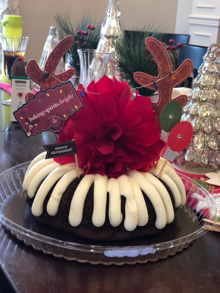 Southshore Physical Therapy, Metairie Louisiana, Christmas, holiday, bundt cake